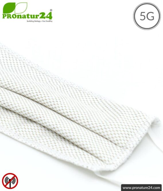 ANTIWAVE mask for mouth and nose | shielding material with silver for antibacterial effect | 3x maximum in hygiene, effect and wearing comfort. +Protection against electrosmog!