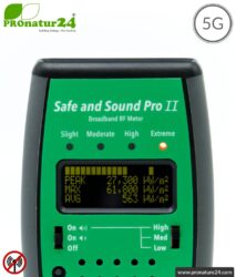 save and sound 2 rf radiation meter 8ghz display pronatur24 884