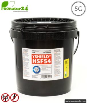 Shielding paint HSF54 | RF shielding up to 67 dB. Grounding necessary. Classic from YSHIELD. | TÜV SÜD certified | Effective on 5G!
