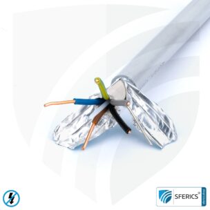 (N)HXMH(St)-J 5x 2.5 mm² shielded electric cable, sheathed cable | Halogen free | Plasticizer-free | Laying cable to protect against electric fields LF | 41-4360