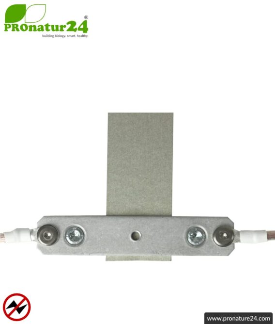 Grounding plate GS1, 20x80 mm.