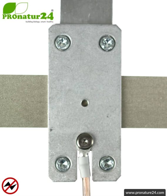 Grounding plate GS2, 40x80 mm.