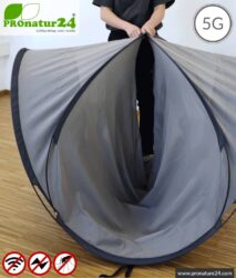 shielding tent safecave popup single bed transport fold pronatur24 884