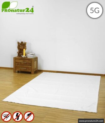 Shielding floor mat | Radiation protection against radio up to over 99.99% (41dB) | Grounding LF possible Effective against 5G!