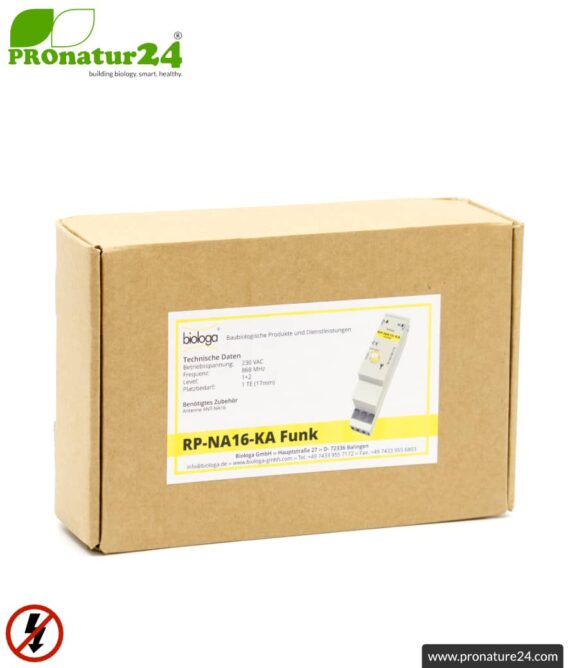Repeater RP-NA16-KA | level 2 repeater for the fuse box | master switch set-up | building biology save wireless technology according to EnOcean standard