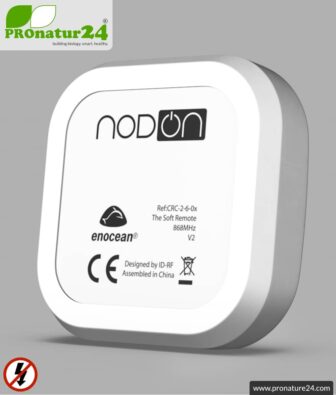 Hand-held transmitter TX-NA16-HAND | 2-channel remote control | master switch set-up | building-safe radio technology according to EnOcean standard