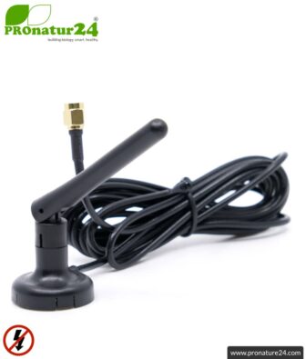 Antenna ANT-NA16 | external antenna for control cabinet repeater RP-NA16-KA | master switch set-up | building biology safe wireless technology according to EnOcean standard