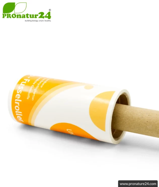 Eco lint roller made of paper by UNI SAPON® | 100 % plastic-free | ideal for clothes, textiles and environmentally conscious pet owners