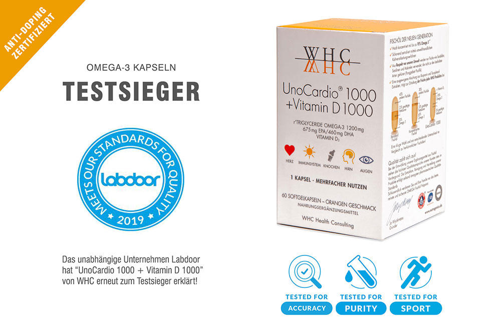 Labdoor Test Winner UnoCardio Anti-Doping Omega-3