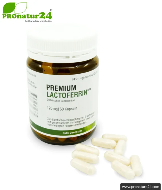 Lactoferrin HFQ | 120mg lactoferrin per capsule | premium quality dietary food