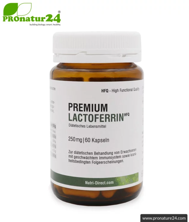 Lactoferrin HFQ | 250mg lactoferrin per capsule | premium quality dietary food