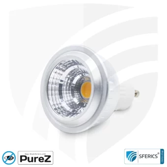6 watt LED spot Pure-Z NEO | bright as 40 watts, 480 lumens | CRI 97 | flicker-free | warm white | GU10
