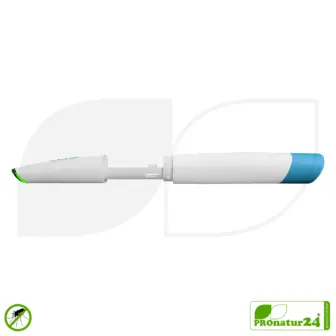 bite away® neo electronic bite healer with LED light ring | ORIGINAL bite healer for itchiness from insect bites | chemical-free | waterproof IP65 | muteable 14 bite away® electronic bite healer | ORIGINAL bite healer for itchiness from insect bites | chemical-free | Electric heat pen against mosquito bites as insect bite healer