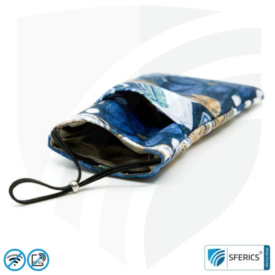 Cell phone case eWall | Special edition felix.blue | Anti electrosmog incl. 5G | 3in1 protection incl. RFID data protection | iPhone, Android, Smartphone, etc.