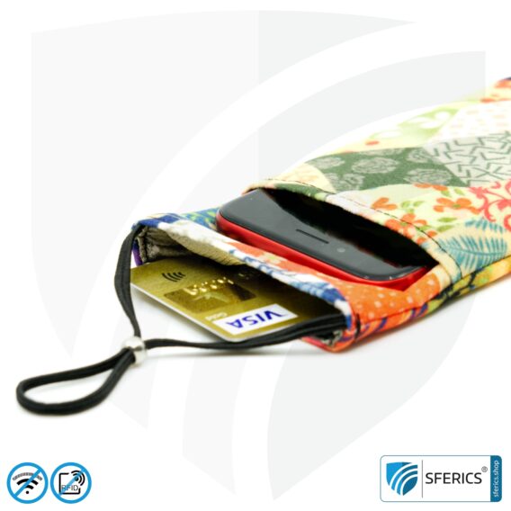Cell phone case eWall | Special edition felix.rose | Anti electrosmog incl. 5G | 3in1 protection incl. RFID data protection | iPhone, Android, Smartphone, etc.