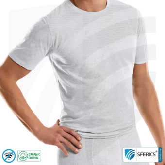 Shielding ANTIWAVE clothing for men | Protection up to 30 dB against HF electrosmog (mobile phone, WIFI, LTE) | Ideal for electro-sensitive Individuals