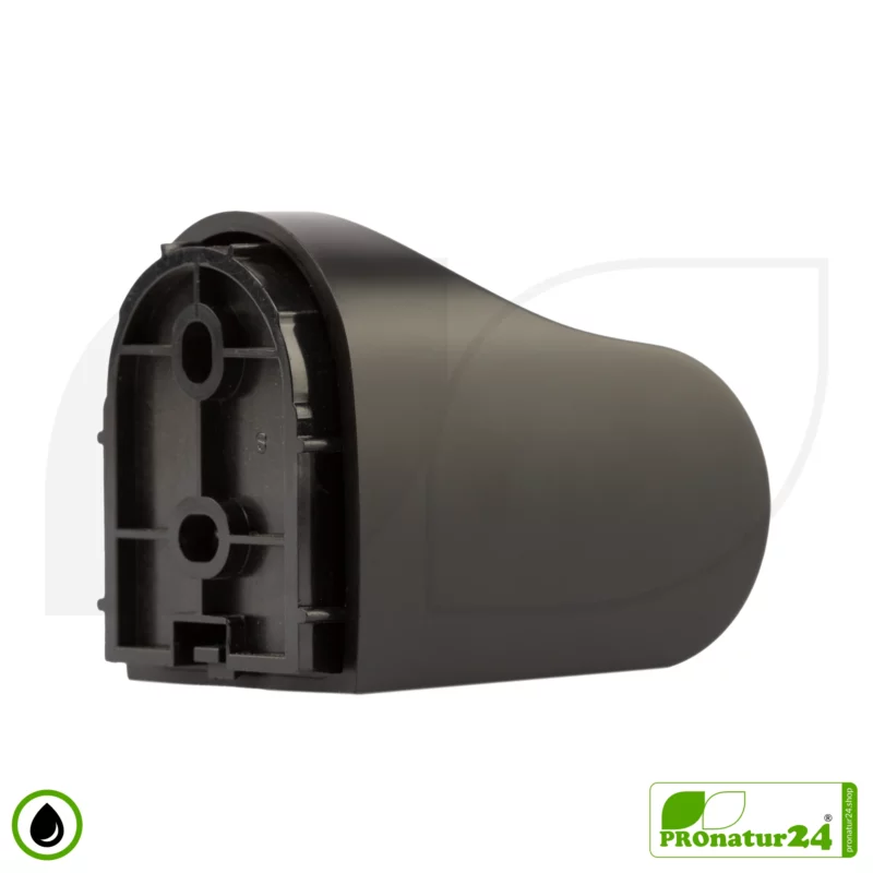 Shower Head Holder - Shower Bracket | Wall Mount for Bathroom & Shower by ecoturbino® | black