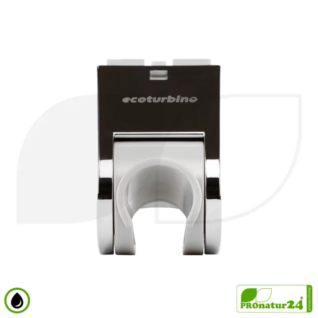 Shower Head Holder - Shower Bracket | Wall Mount for Bathroom & Shower by ecoturbino® | silver
