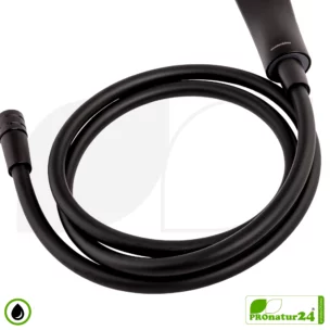 Shower Hose | Handheld Shower Hose | Replacement Hose for the Shower Cabin by ecoturbino® | Black
