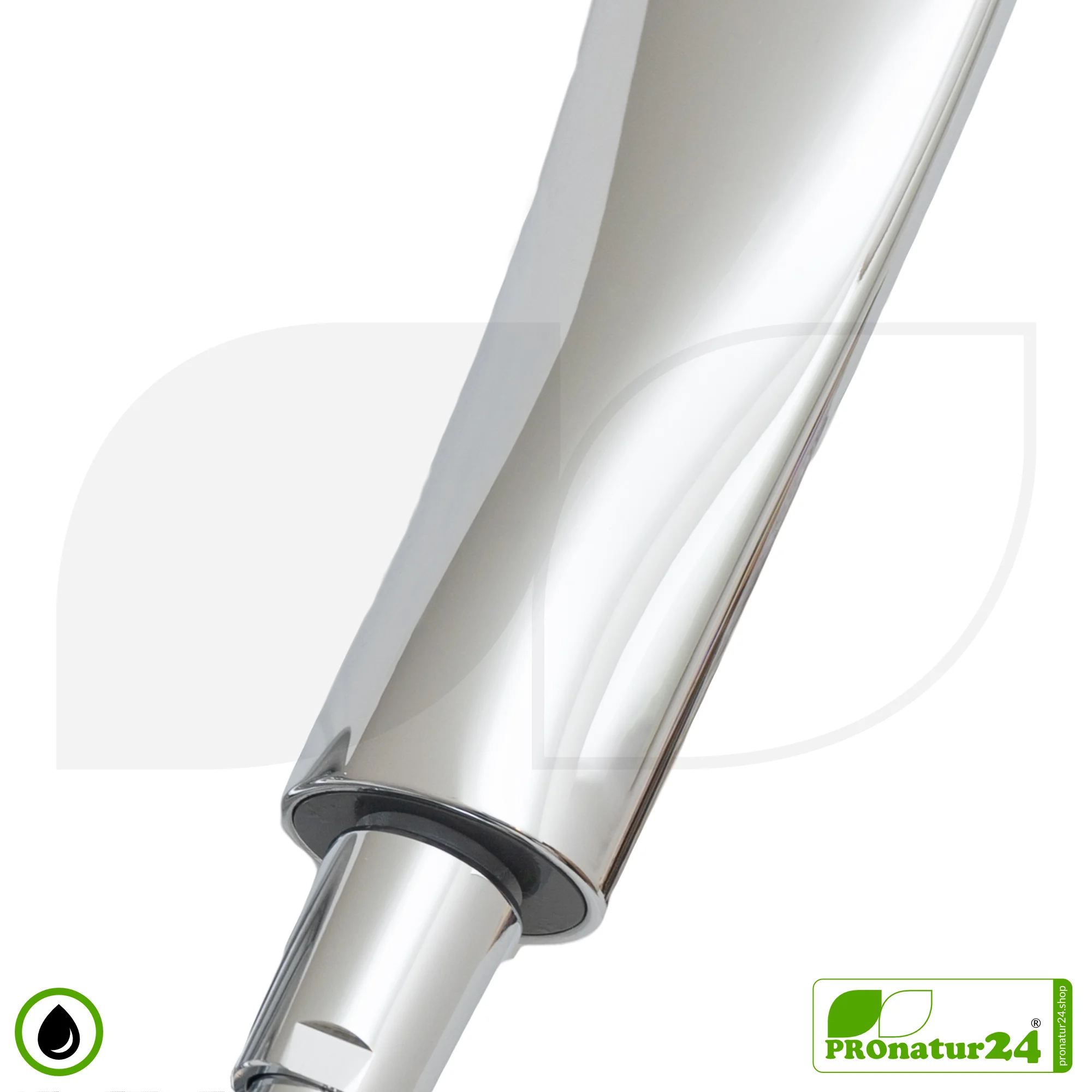 Deluxe Hand Shower | Handheld Shower Head by ecoturbino® | silver