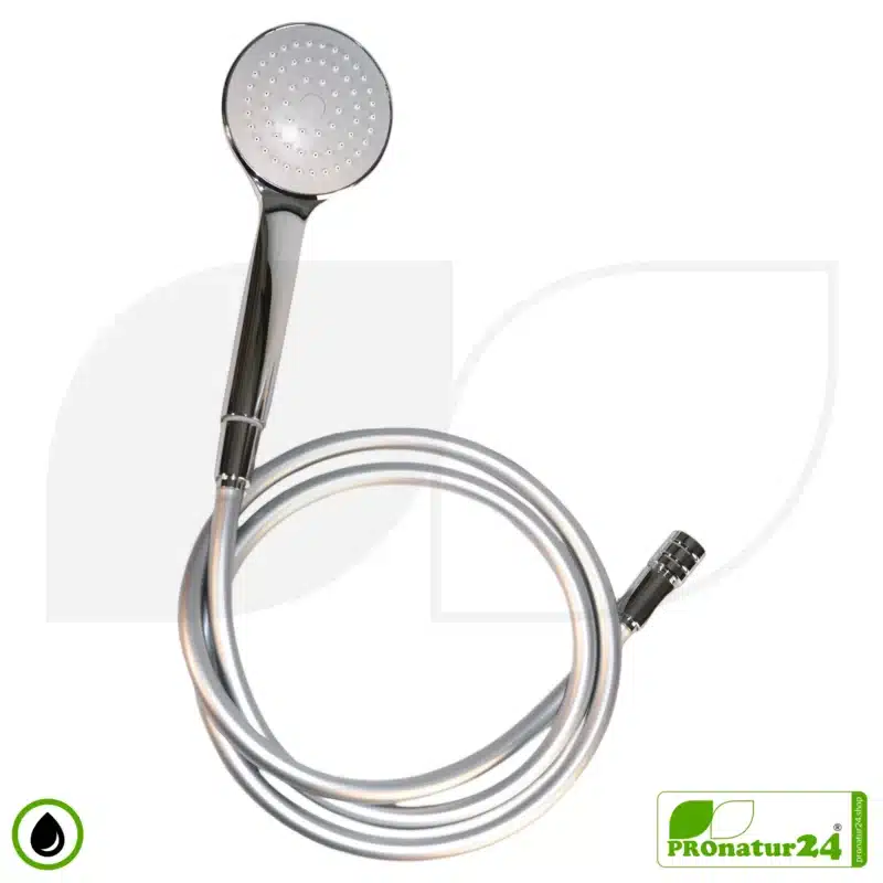 ecoturbino® handheld shower SET 10 Legio | ET10L water-saving adapter + shower hose + shower head