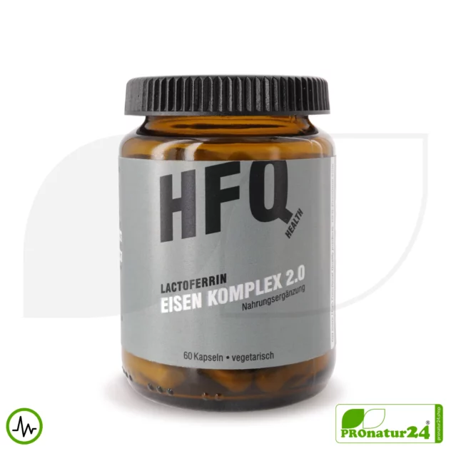 Iron Complex 2.0 | Lactoferrin + Iron | 60 Capsules | Premium Dietary Supplement by HFQ Health