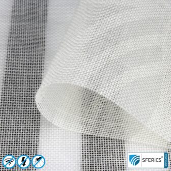 NATURELL™ shielding fabric | ideal for curtains and canopies | RF shielding up to 40 dB from electrosmog caused by RF, WIFI, DECT, LTE | 5G ready!