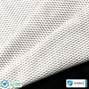 NEW ANTIWAVE OC shielding fabric | light gray | Ideal for clothing and underwear | HF shielding against electrosmog up to 33 dB | 5G ready!