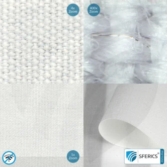 WEAR shielding fabric | ideal for making clothing | HF shielding against electrosmog up to 28 dB | protection against mobile phone radiation on the go