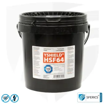 Shielding paint HSF64 | RF screening attenuation against electrosmog up to 93 dB at 40 GHz | without preservative » ideal for allergy sufferers | TÜV SÜD certified | effective at 5G! 9 Shielding paint HSF64 | RF screening attenuation against electrosmog up to 93 dB at 40 GHz | without preservative » ideal for allergy sufferers | TÜV SÜD certified | effective at 5G!