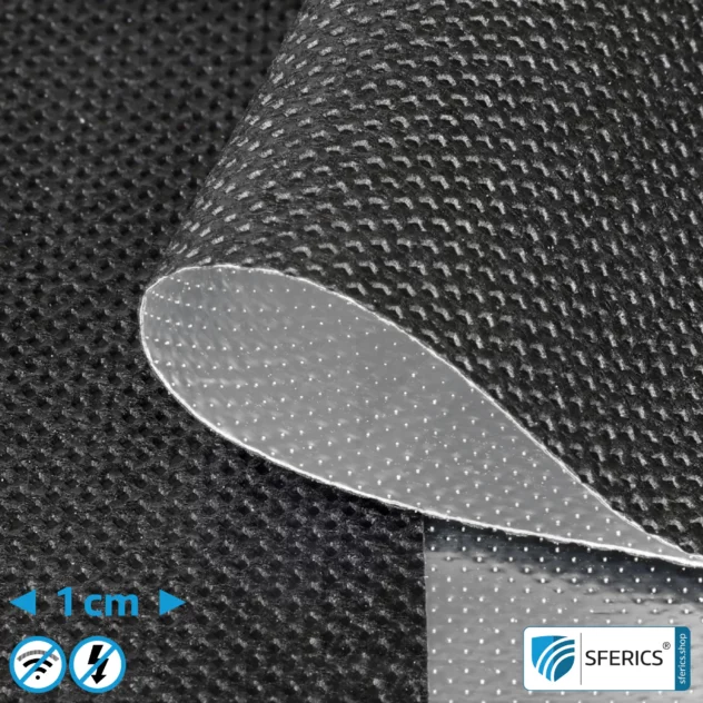 Shielding Underlay Membrane SAFEBUILD® U230 | RF Shielding from Electromagnetic Fields up to 111 dB | Membrane with aluminium. Width 90 cm. Effective against 5G!