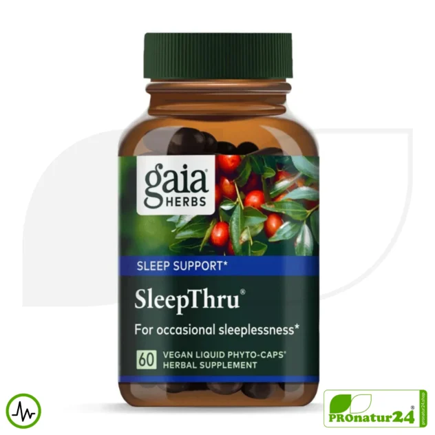 SLEEPTHRU by gaia HERBS | For Restful Nights | 60 Capsules