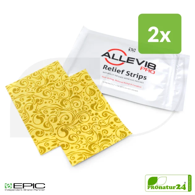 ALLEVI8 PRO | 30 pieces | 2 packs of 15 patches each in a value set | ORIGINAL tape by the inventor Dr. Minsoo Kim, BEPIC