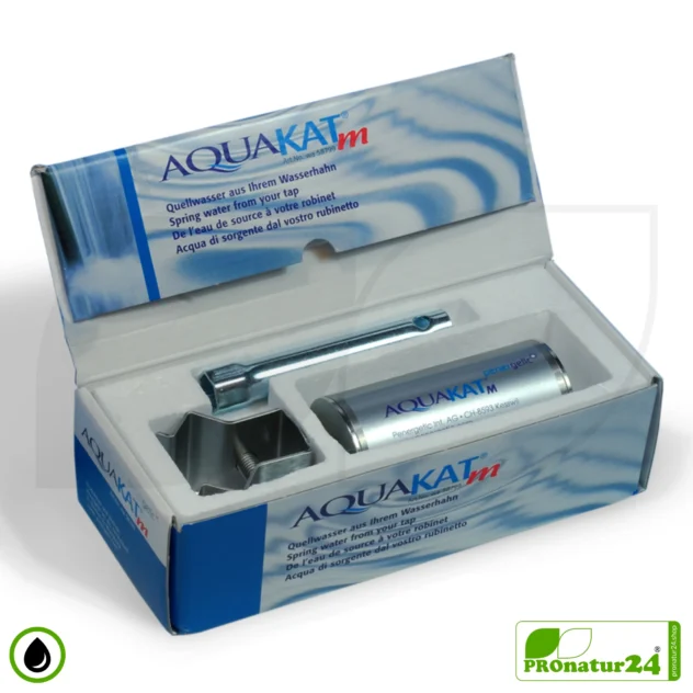 AQUAKAT M by Penergetic | water vitalization and limescale remover (decalcification*) | vital, tasty water