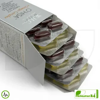 WHC O'HISA + Omega Complex | Omega-3 Fatty Acids, Vitamins, Minerals, Hyaluronic Acid, ... | 60 softgels (30+30) 9 WHC O'HISA™️ + Omega Complex | Omega-3 Fatty Acids, Vitamins, Minerals, ... your daily beauty care from within!