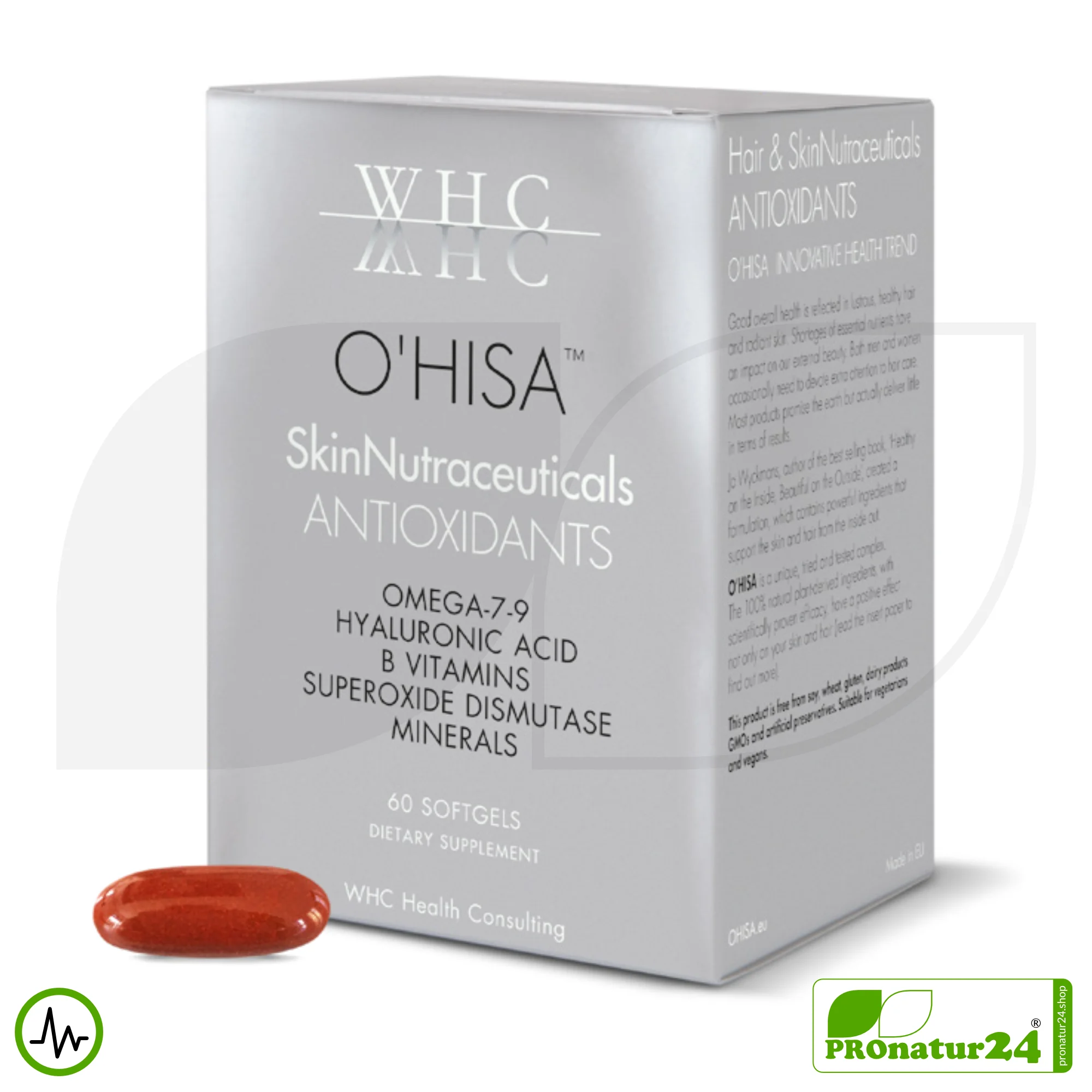 WHC O'HISA™️ + Omega Complex | Omega-3 Fatty Acids, Vitamins, Minerals, ... your daily beauty care from within!