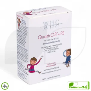 WHC QUATTRO3™ + PS fish oil complex | Omega 3 for children | 60 softgels