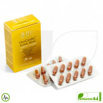 WHC UnoCardio® Active Mind + VISION Complex | 30 Softgel Capsules with Natural Orange Flavor 11 WHC UnoCardio® Active Mind + VISION Complex | 30 Softgel Capsules with Natural Orange Flavor