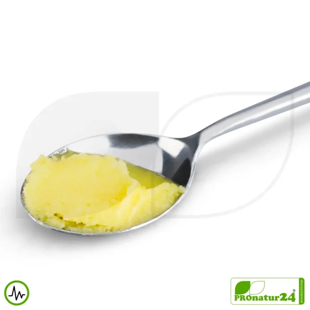 PREMIUM GHEE | Ayurvedic clarified butter, made out of 100% hay milk (certified pasture farming AT) | filled by hand in glass | perfect for low-carb and ketogenic diets.