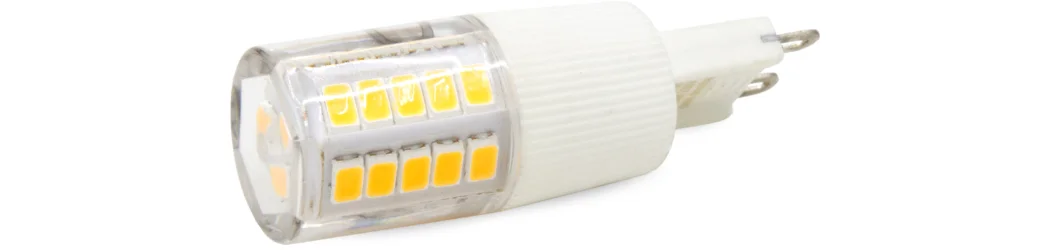 5,5 watt LED G9 | bright as 41 watts, 485 lumens | CRI 95 | flicker-free | warm white | alternative to high-voltage halogen G9