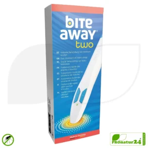 bite away® two | ORIGINAL electronic bite healer for itchiness from insect bites | chemical-free | Electric heat pen against mosquito bites as insect bite healer