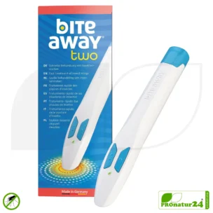 bite away® two | ORIGINAL electronic bite healer for itchiness from insect bites | chemical-free | Electric heat pen against mosquito bites as insect bite healer