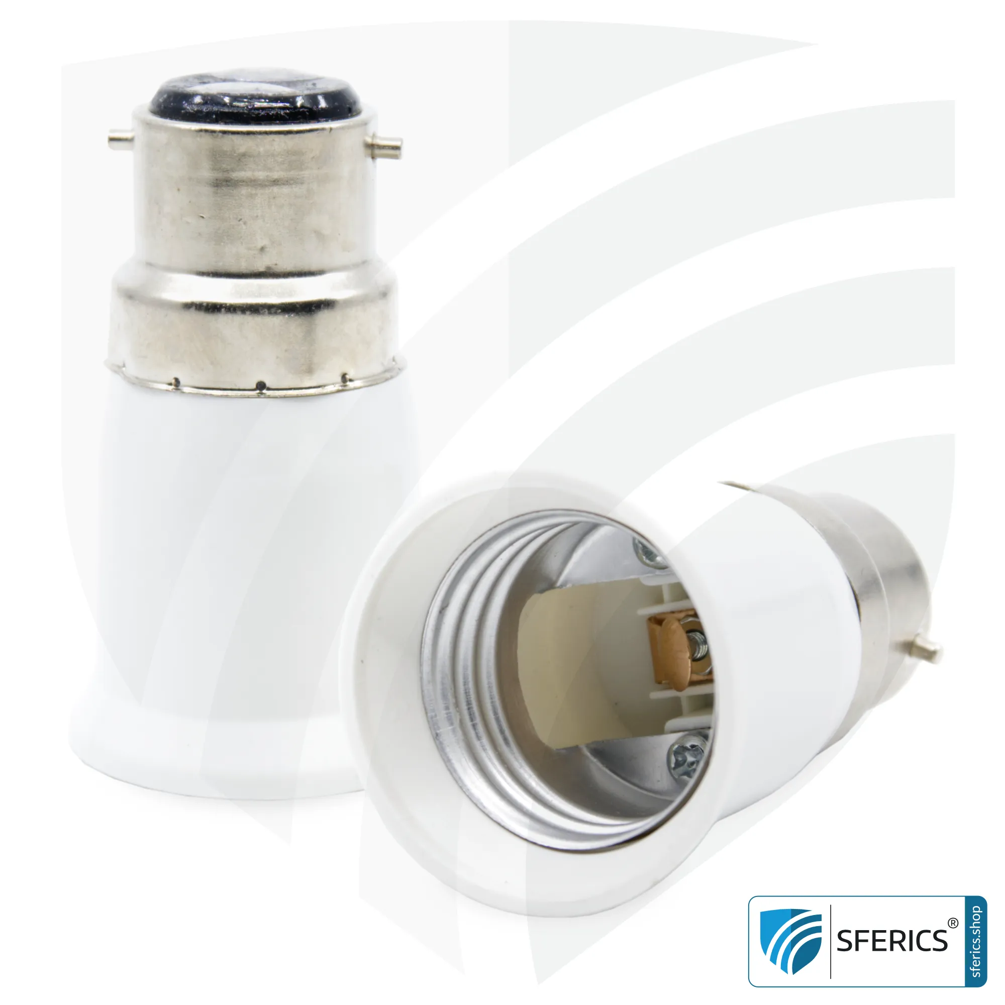 Universal adapter bulbs | E27 bulbs on B22 bayonet socket 2 Universal adapter bulbs | E27 bulbs on B22 bayonet socket