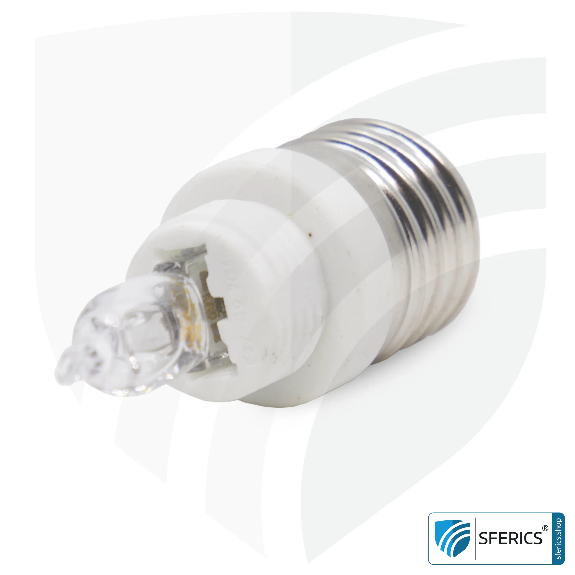 Universal adapter bulbs | G9 bulbs on E27 socket 5 Universal adapter bulbs | G9 bulbs on E27 socket