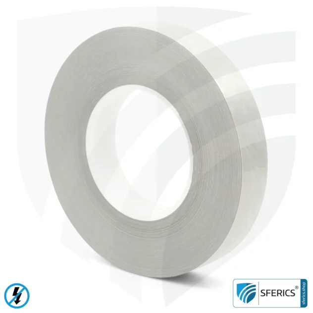 Grounding strap GSX, self-adhesive | grounding of shielding paint, shielding netting, shielding fleece, etc.