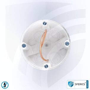 Shielded cavity wall box, deep | 59 mm | installation box in drywall, as a junction box or switch box | halogen free