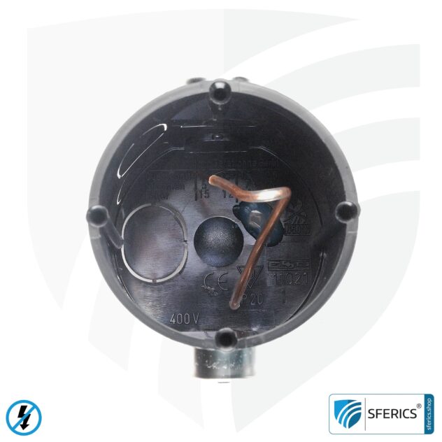 Shielded in-wall box, deep | 61 mm depth | flush-mounted installation box, as junction box or switch box | halogen free