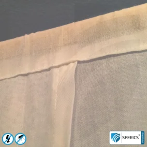 Shielding canopy electrosmog EMF | SINGLE BED | Shielding effectiveness HF up to 99,99% (40 dB) | SFERICS® invest4life program | High reduction of RF radiation, WIFI, etc.