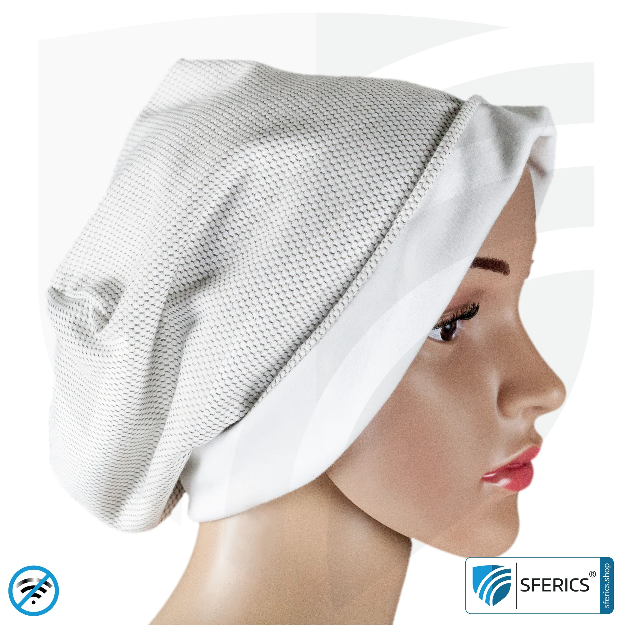ANTIWAVE shielding cap Beany | protection against electrosmog HF with efficiency up to 99,9 % (cell phone, WIFI, LTE) | 5G ready! 5 ANTIWAVE shielding cap Beany | protection against electrosmog HF with efficiency up to 99,9 % (cell phone, WIFI, LTE) | 5G ready!
