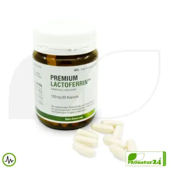 Lactoferrin HFQ capsules | 120 mg lactoferrin per capsule | premium quality dietary food 8 Lactoferrin HFQ capsules | 120 mg lactoferrin per capsule | premium quality dietary food